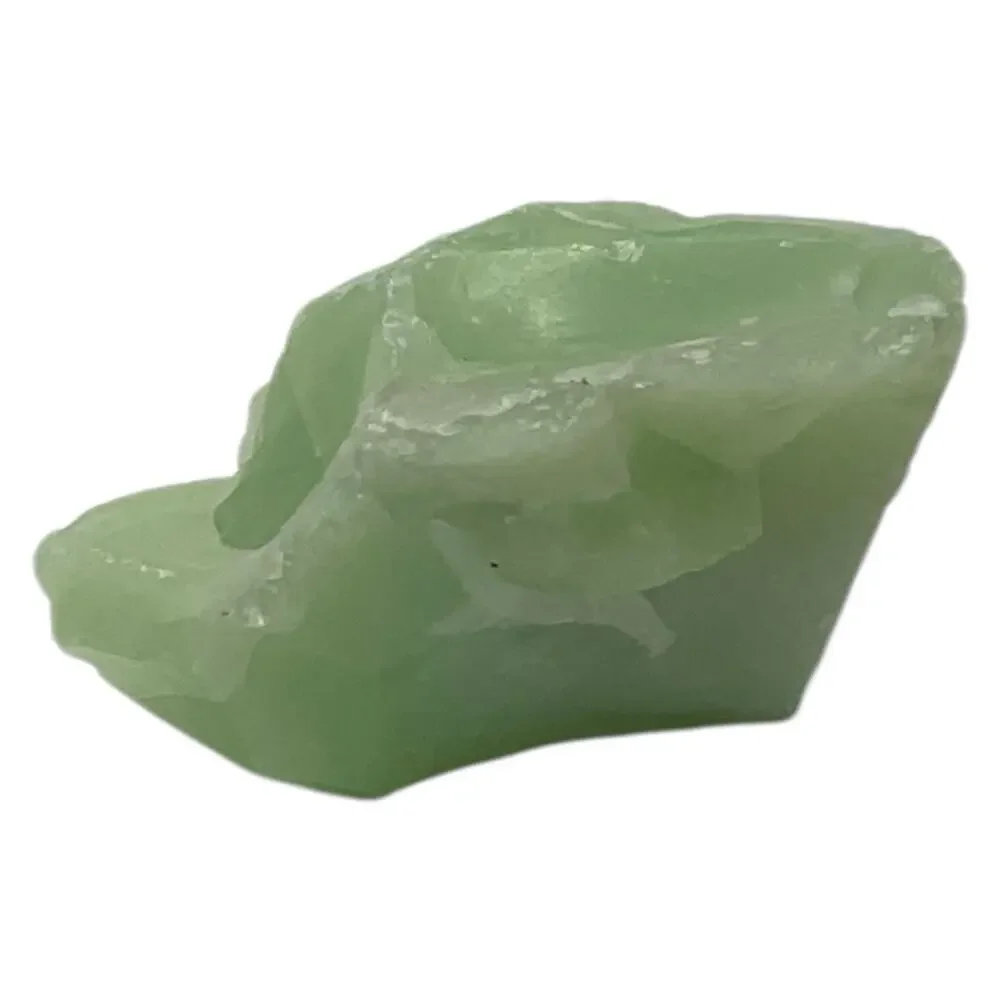 Lime‎ Green Art Glass Cullet Glowing Manganese Slag #5GL151